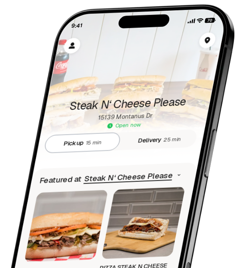 Steak N‘ Cheese Please app preview
